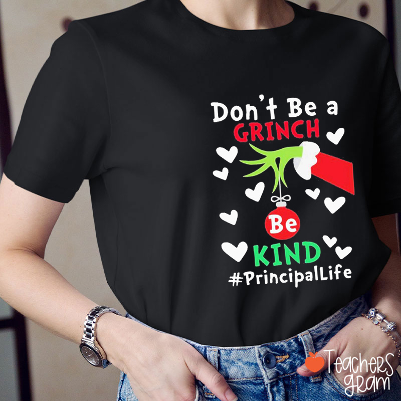 Personalized Hashtag Don't Be Mean Be Kind Teacher T-Shirt