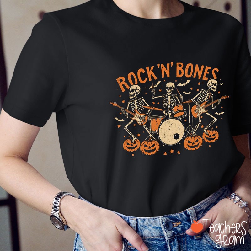 Rock'n'Bones Music Teacher T-Shirt