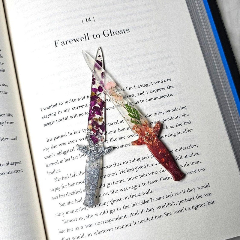 Flower Dagger Teacher Bookmark
