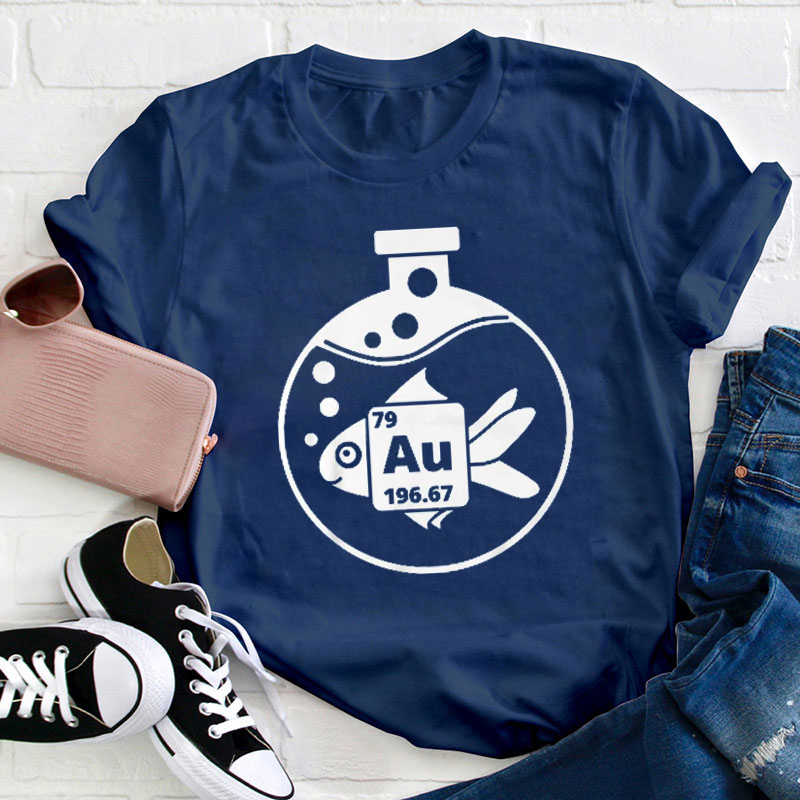 Funny Science Goldfish Teacher T-Shirt