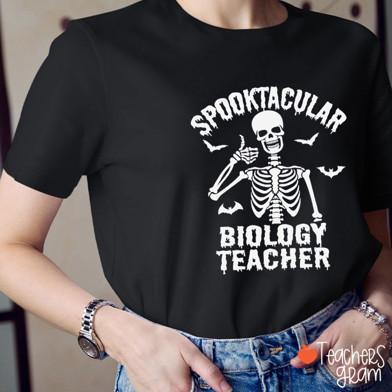Spooktacular Biology Teacher T-Shirt