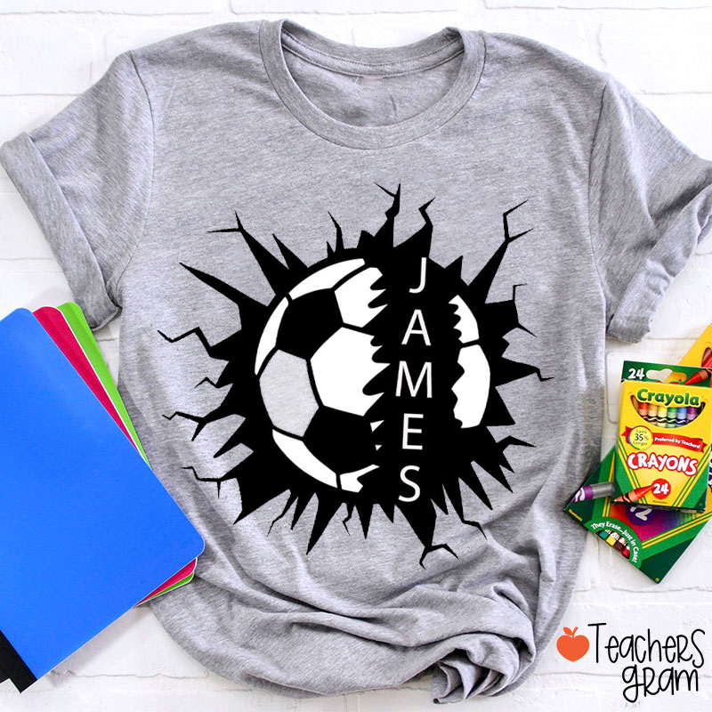 Personalized Sport And Name Game Day Teacher T-Shirt