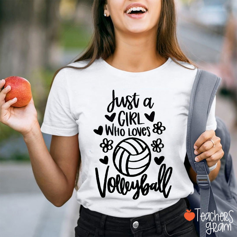 Personalized Sport Just A Girl Who Loves Sport Teacher T-Shirt