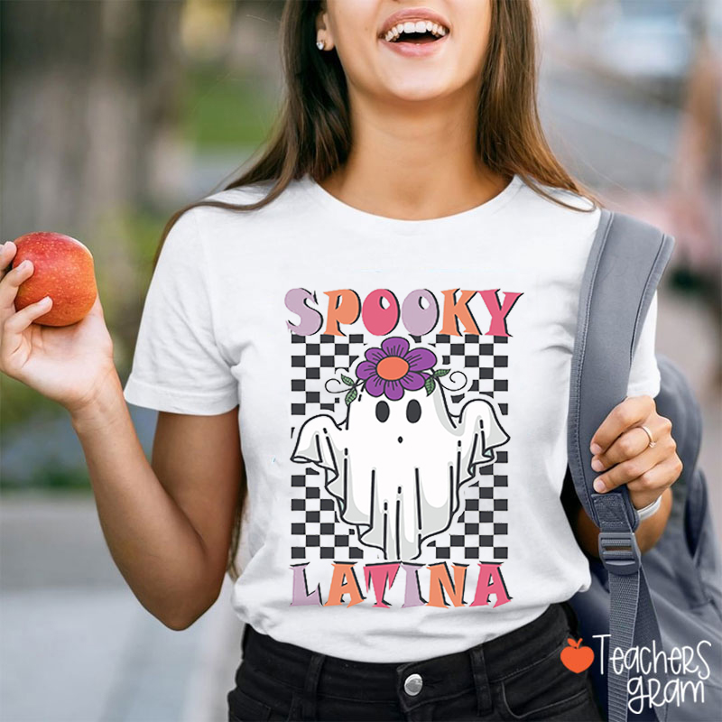 Spooky Latina Teacher T-Shirt