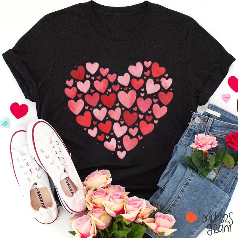 Love Is In The Air Teacher T-Shirt