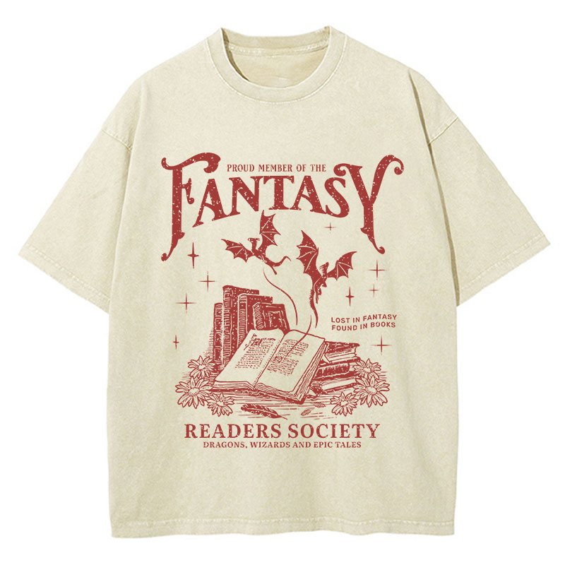 Proud Member Of The Fantasy Teacher Washed T-Shirt