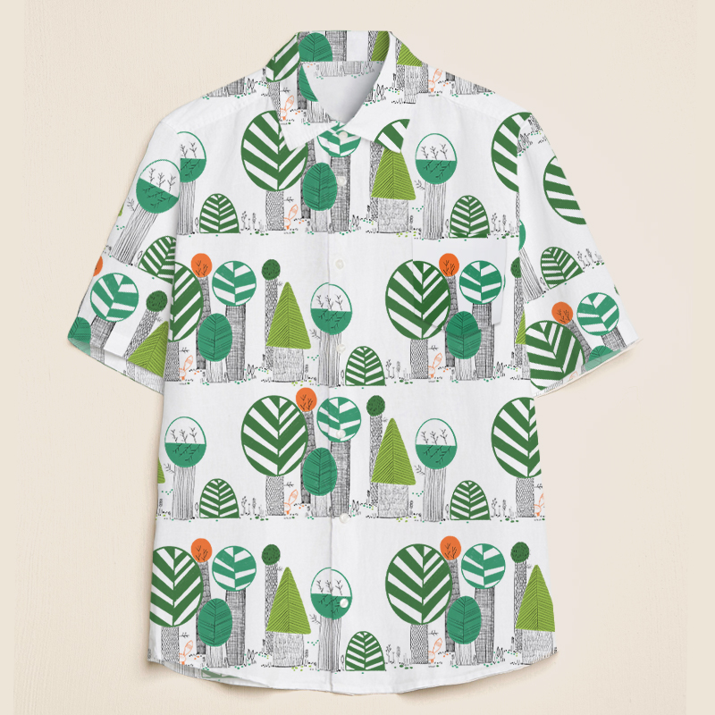Green Trees Teacher T-Shirt