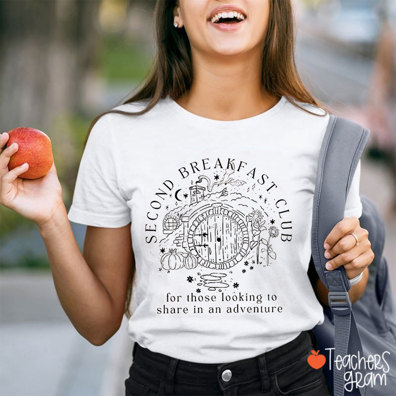 Second Breakfast Club Teacher T-Shirt