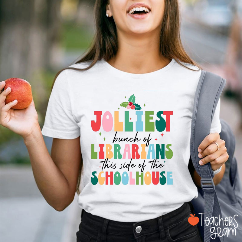 Personalized Text Jolliest Teacher T-Shirt