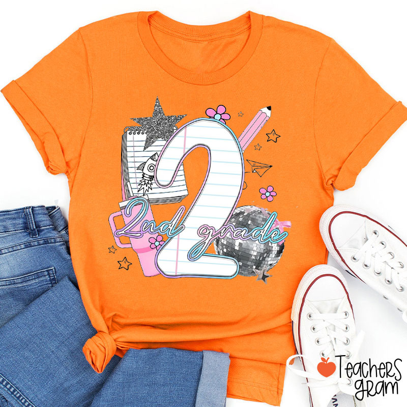 Personalized Grade Teacher Stuff Teacher T-Shirt