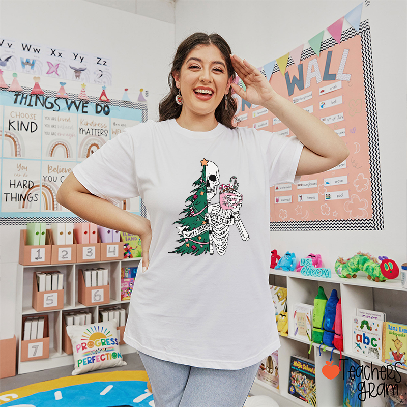 Sorta Scary Sorta Merry Teacher T-Shirt