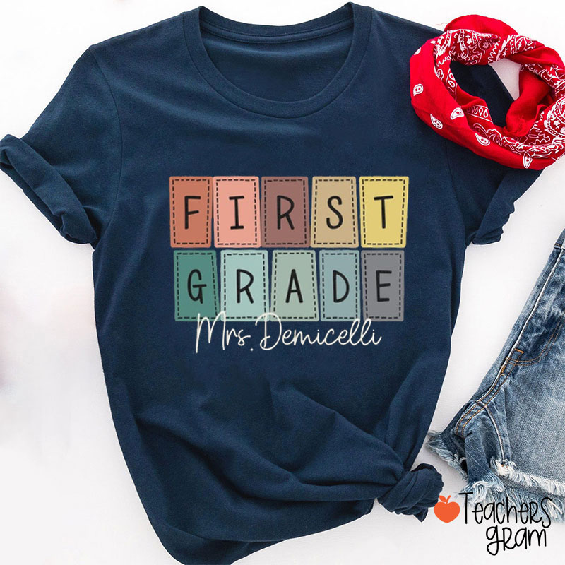 Personalized Back To School Teacher T-Shirt