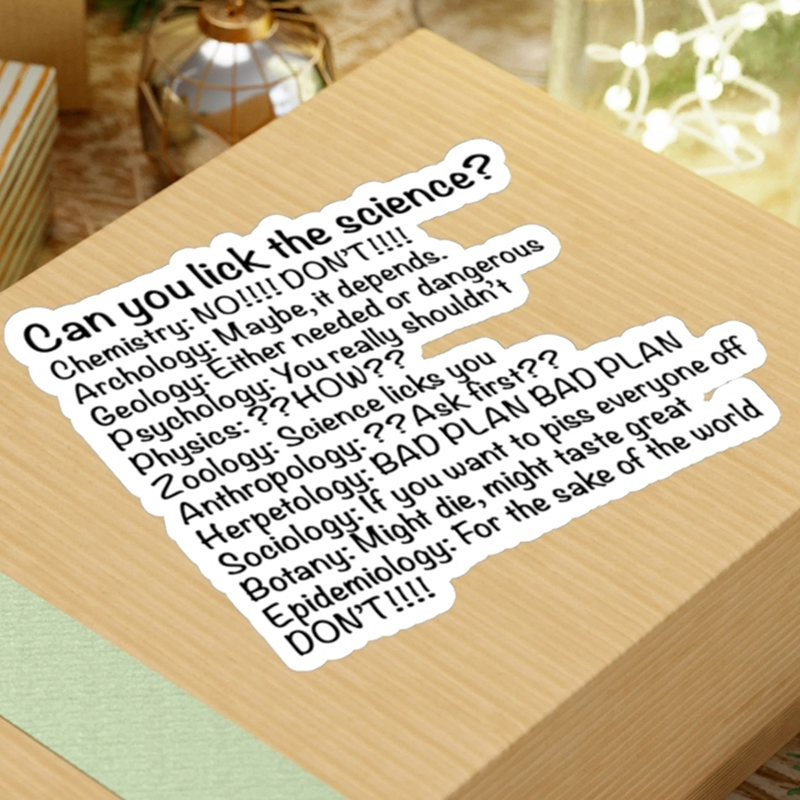 Can You Lick The Science Teacher Stickers