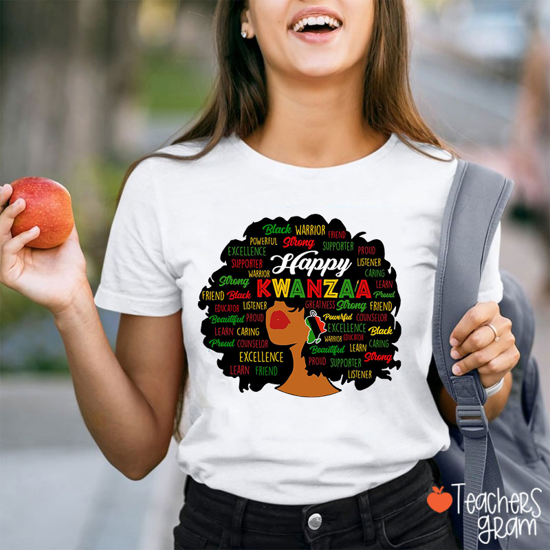 Happy Kwanzaa Teacher T-Shirt