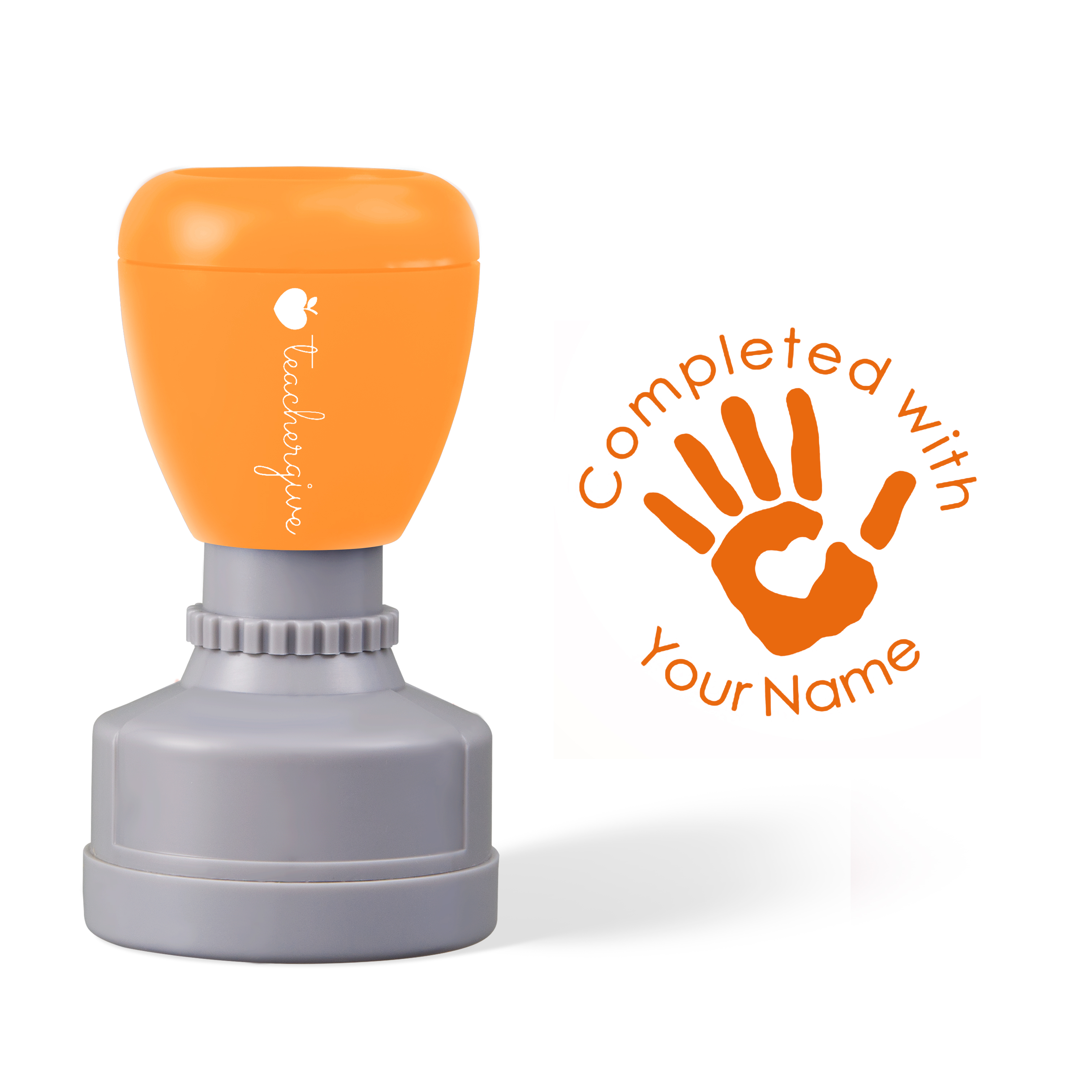 Personalized Completed With Teacher Stamp