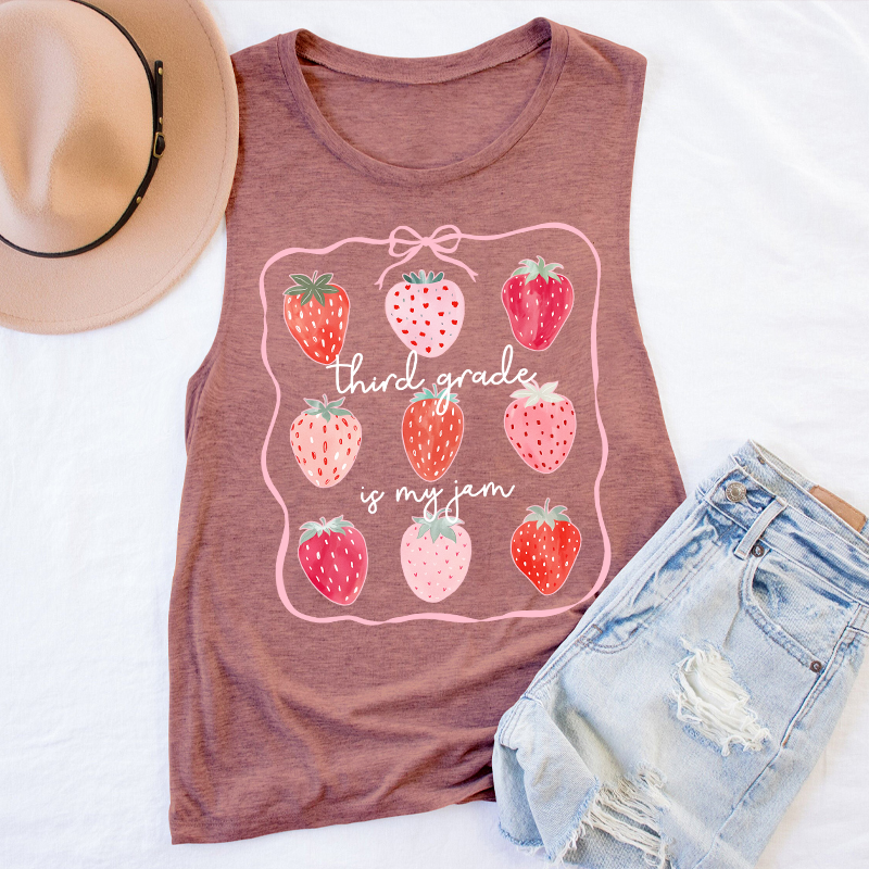 Personalized Grade You Are My Jam Teacher Tank Top