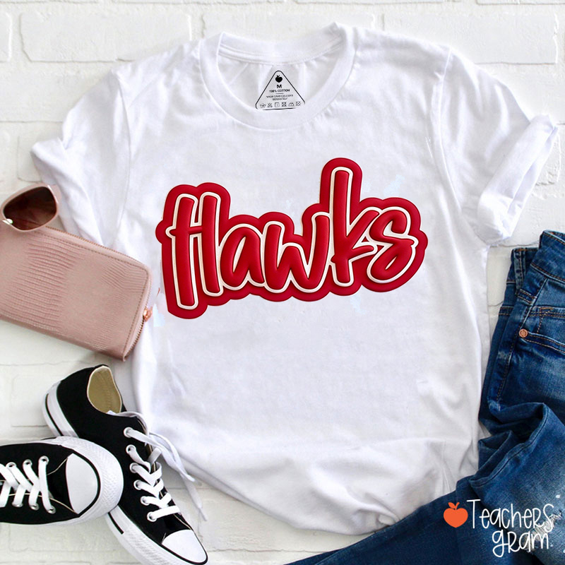 Personalized Mascot Game Day Puffs Printing Teacher T-Shirt