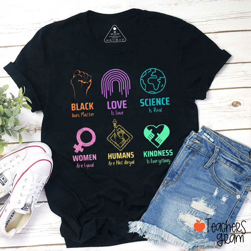 Black Lives Matter Teacher T-Shirt
