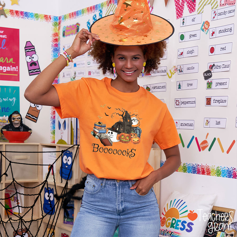 Booooks Teacher T-Shirt