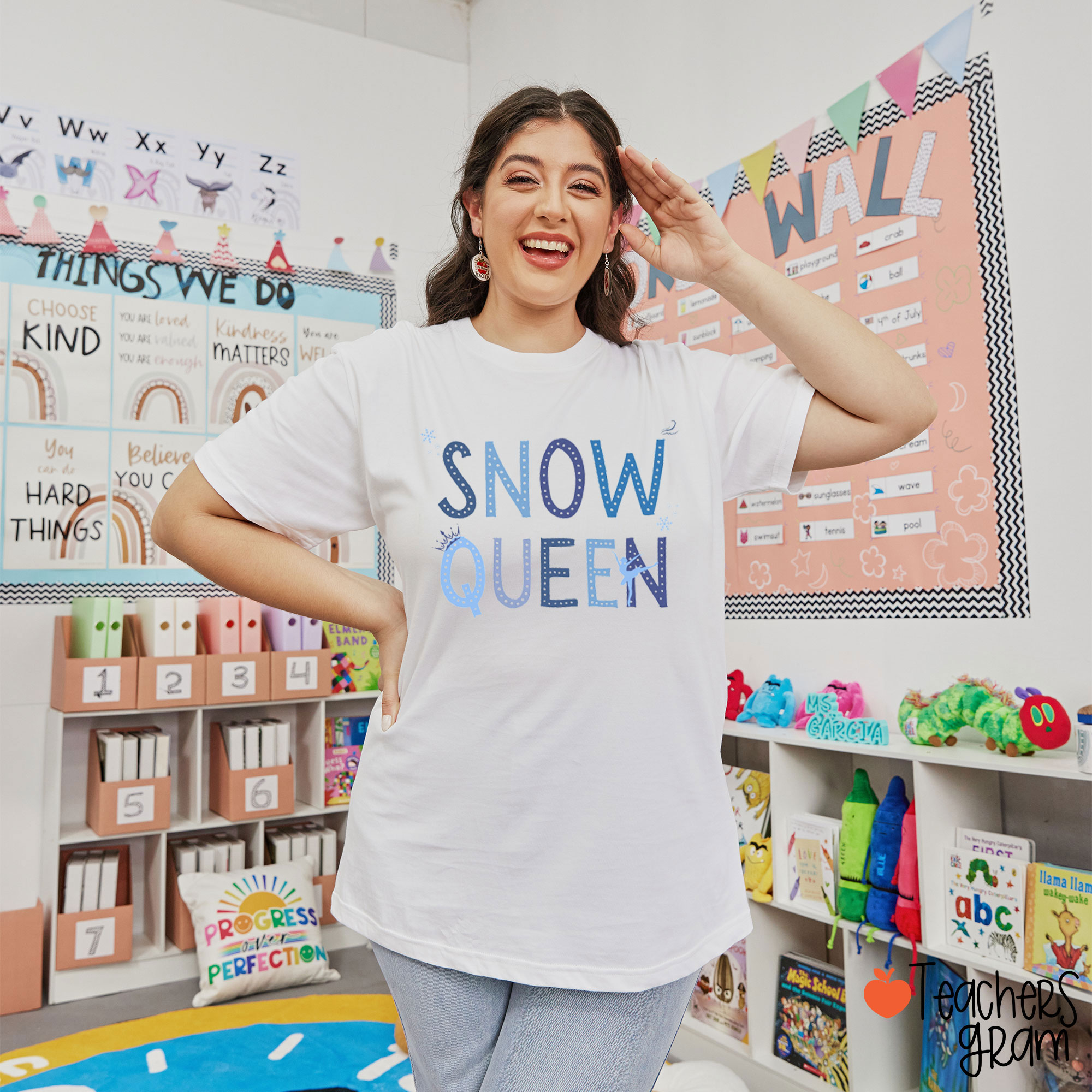 Snow Queen Teacher T-Shirt