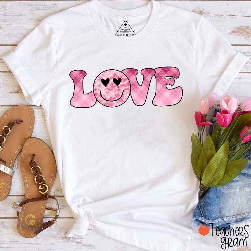Smile Love Teacher T-Shirt