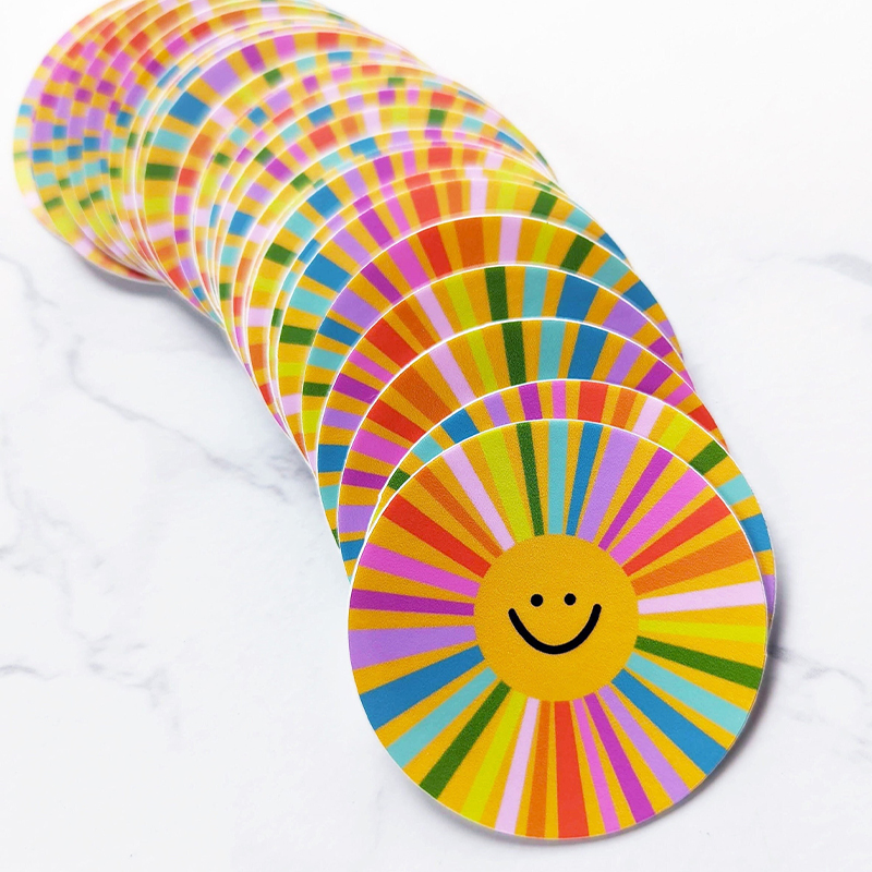 Happy Little Sun Teacher Stickers