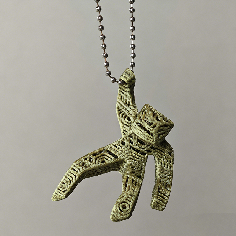 Sci-Fi 3D Printed Teacher Keychain