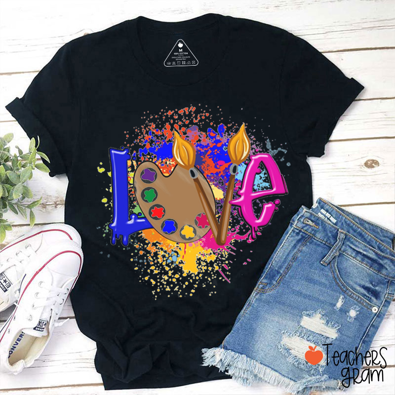 Love Art Teacher T-Shirt