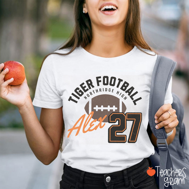Personalized Mascot School Name And Sport Game Day Teacher T-Shirt
