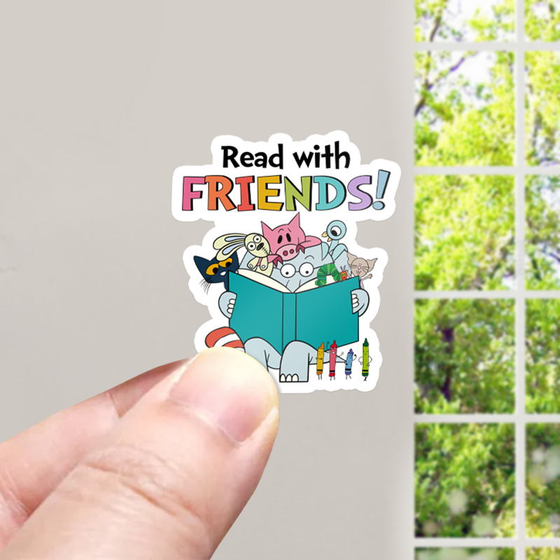 Read With Friends Teacher Stickers