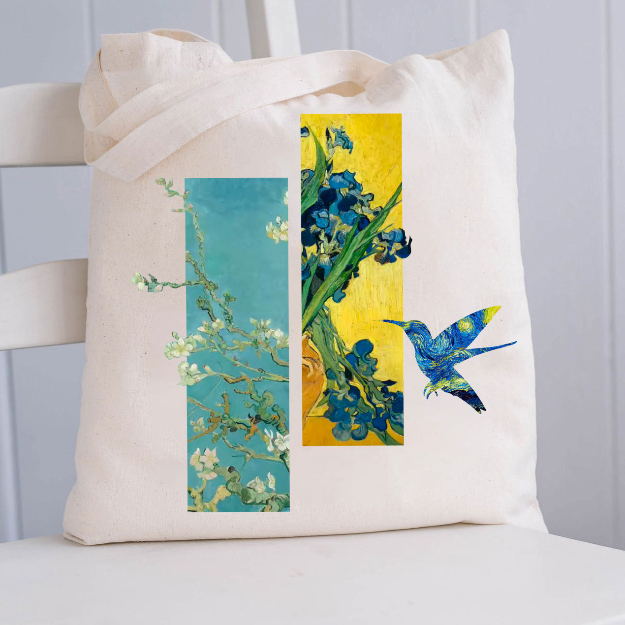 Hummingbird Art Tote Bag