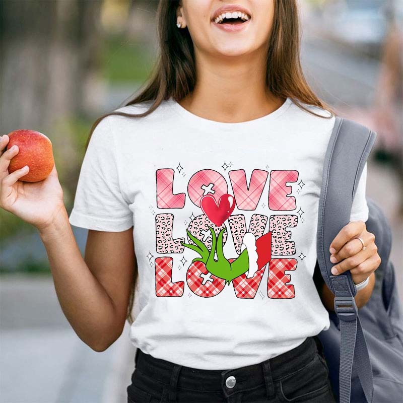 Love Love Love Teacher T-Shirt