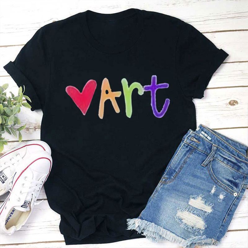 Love Art Teacher T-Shirt