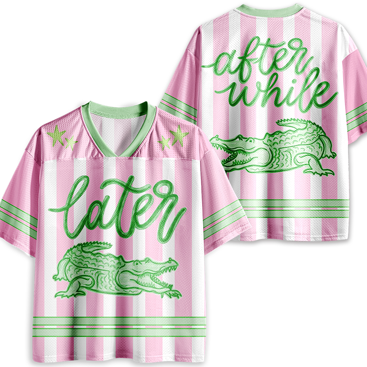 See You Later Alligator Teacher Mesh Jersey