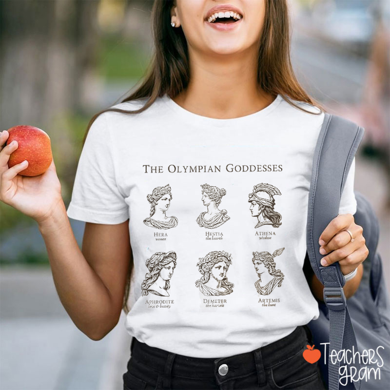 The Olympian Goddesses Teacher T-Shirt