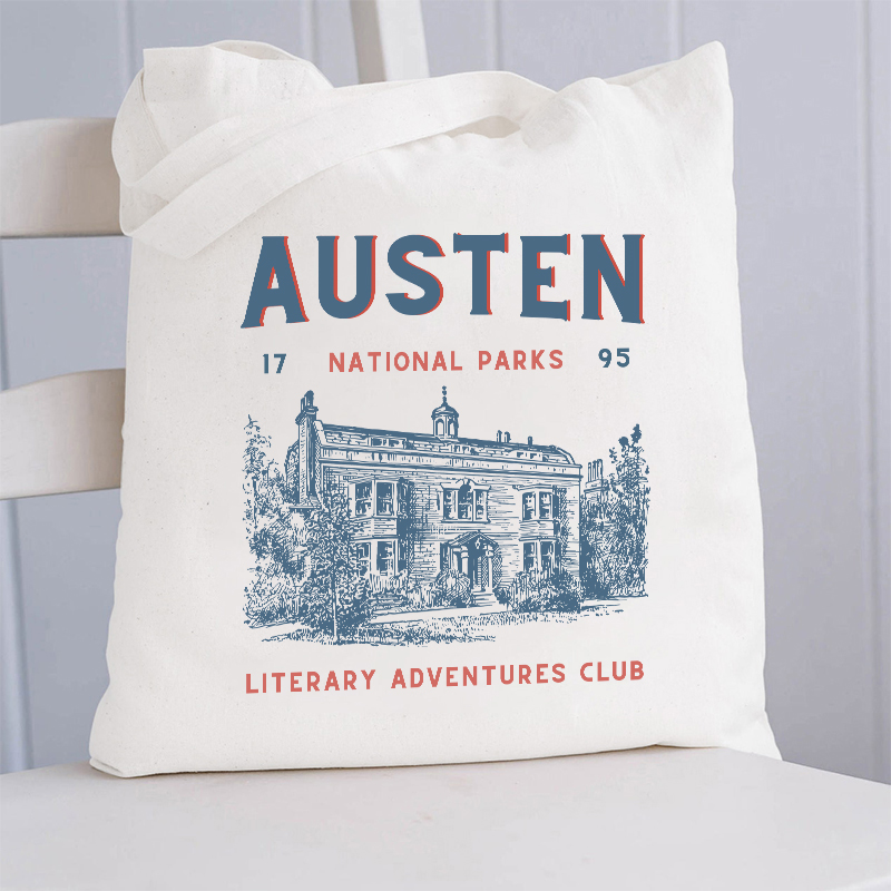 Austen National Parks Literary Adventures Club Teacher Tote Bag