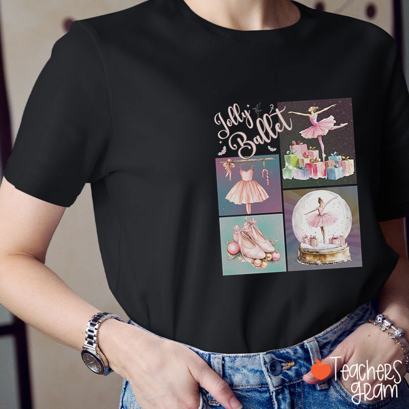 Jelly Ballet Crystal Ball Teacher T-Shirt
