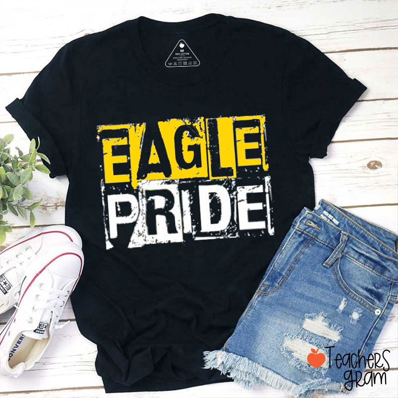 Personalized Mascot School Spirit Printing Effect  Teacher T-Shirt