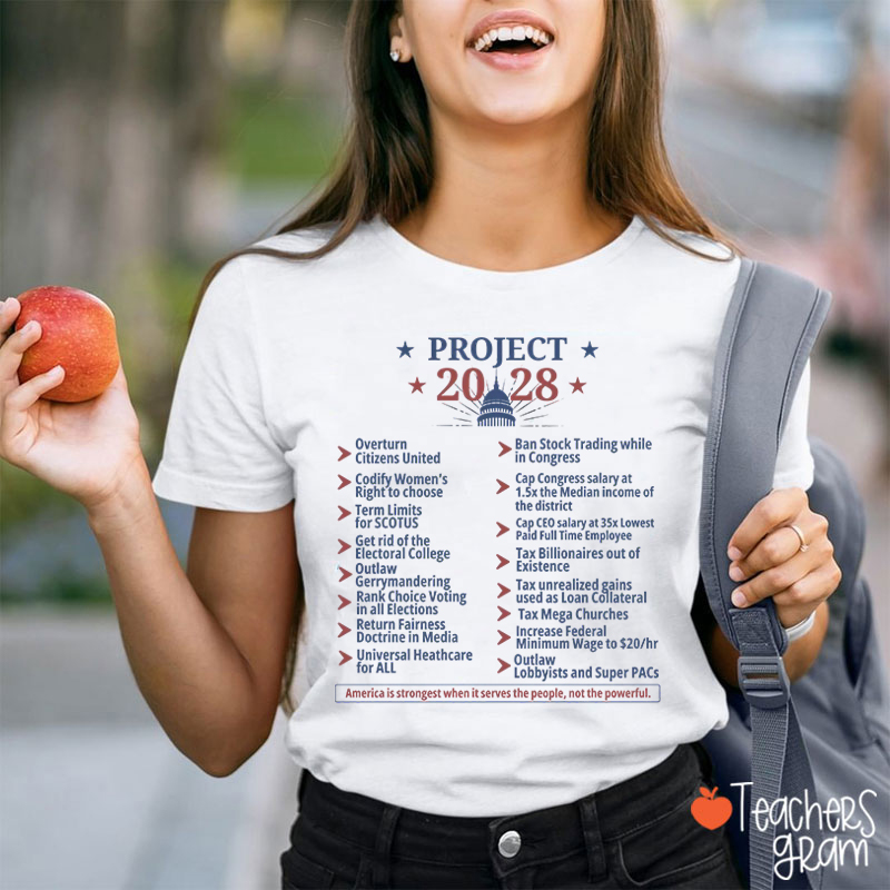 The People’s Reform Agenda Teacher T-Shirt