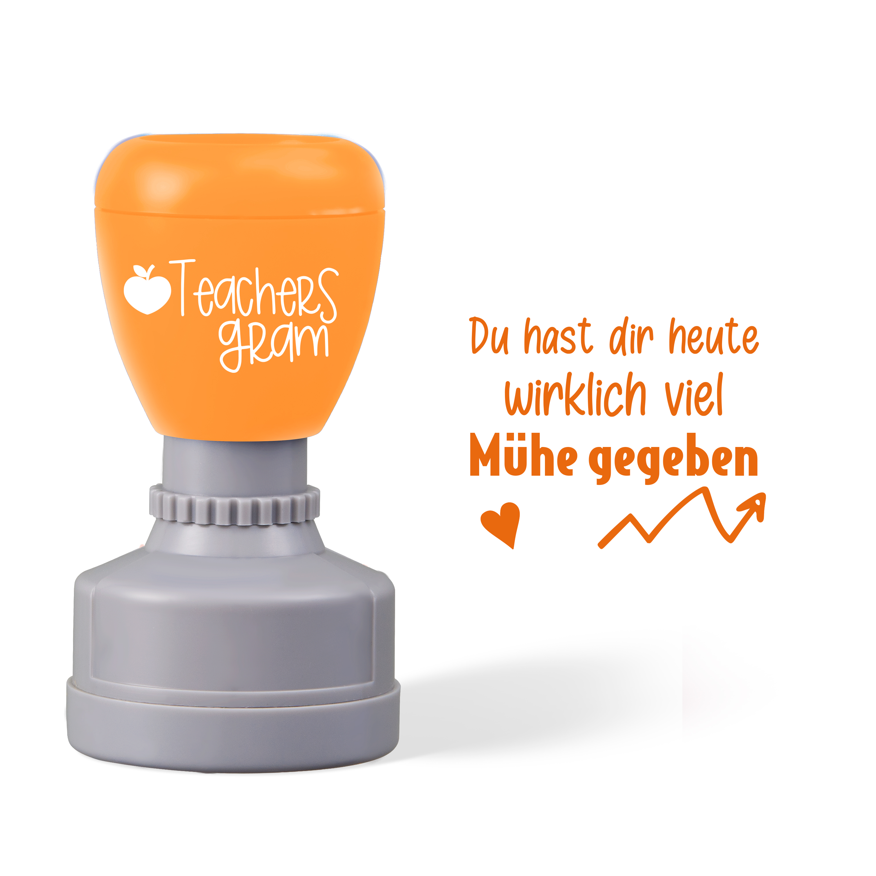 Personalized Du Hast Dir Heute Wirklich Viel Mühe Gegeben German Teacher Stamp
