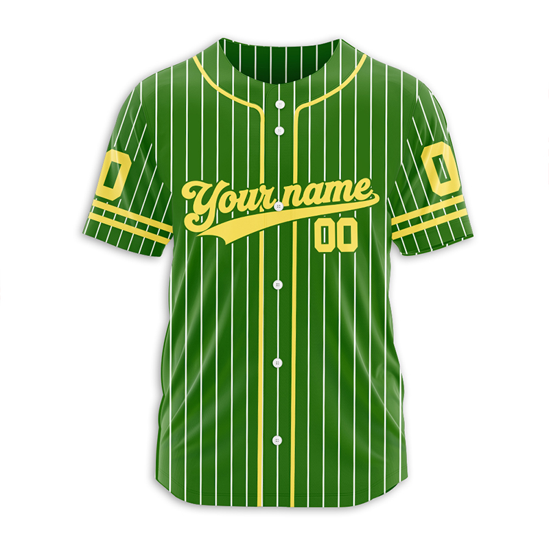 Personalized Name And Number Stripes Teacher Baseball Jersey