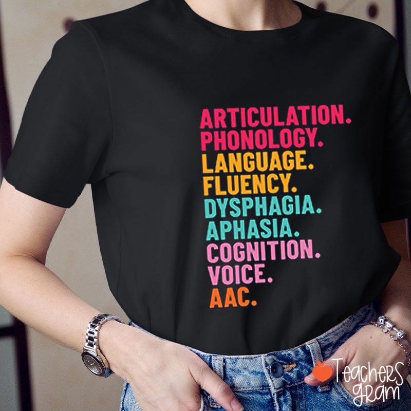 Articulation Pathology Teacher T-Shirt