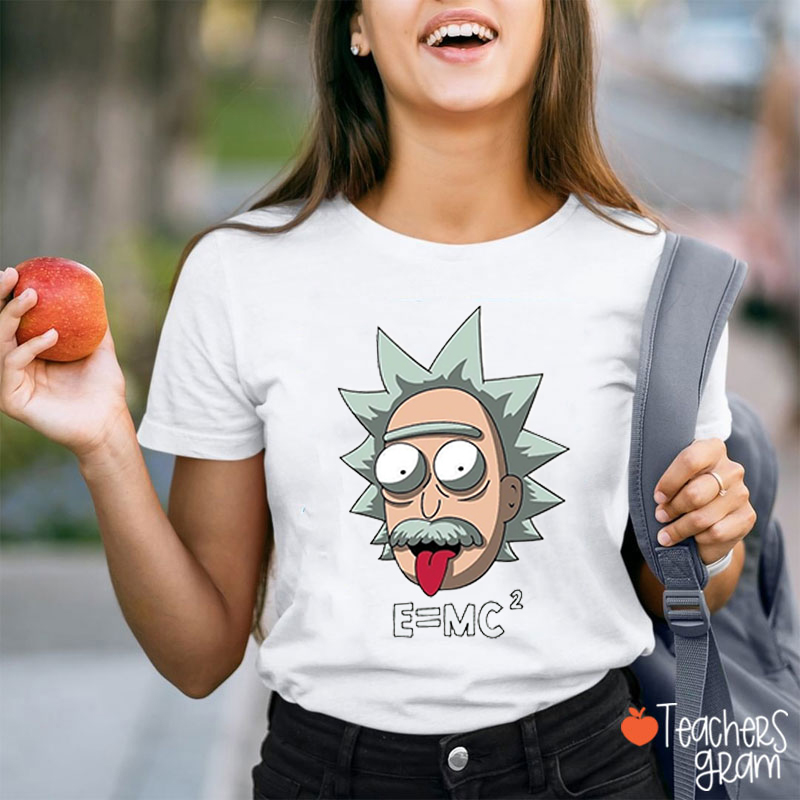 Einstein Cartoon Icon Teacher T-Shirt