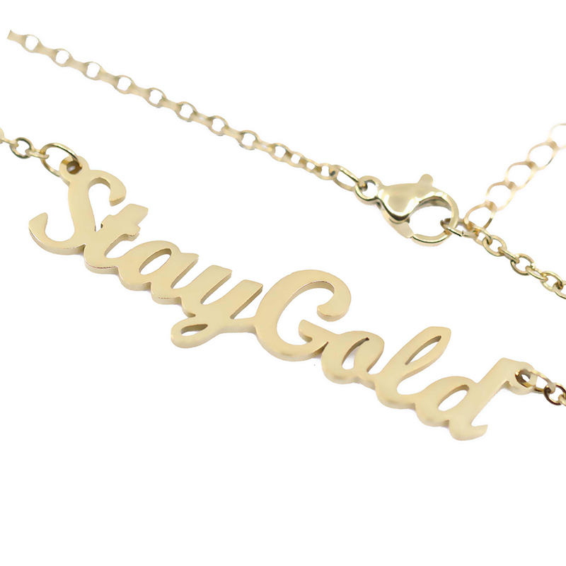 Stay Gold Necklace Teacher Necklace