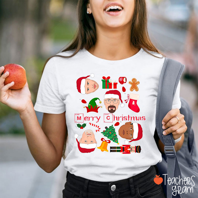Breaking Bad Christmas Teacher T-Shirt