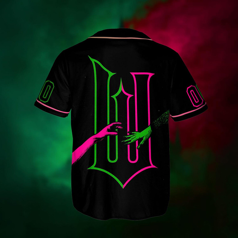 Personalized Number Wicked Teacher Baseball Jersey