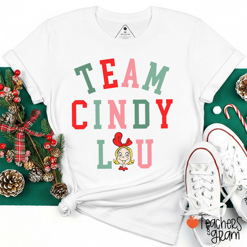 Team Cindy Teacher T-Shirt