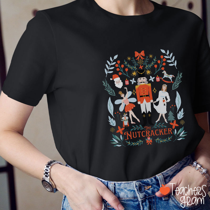 Nutcracker Christmas Teacher T-Shirt