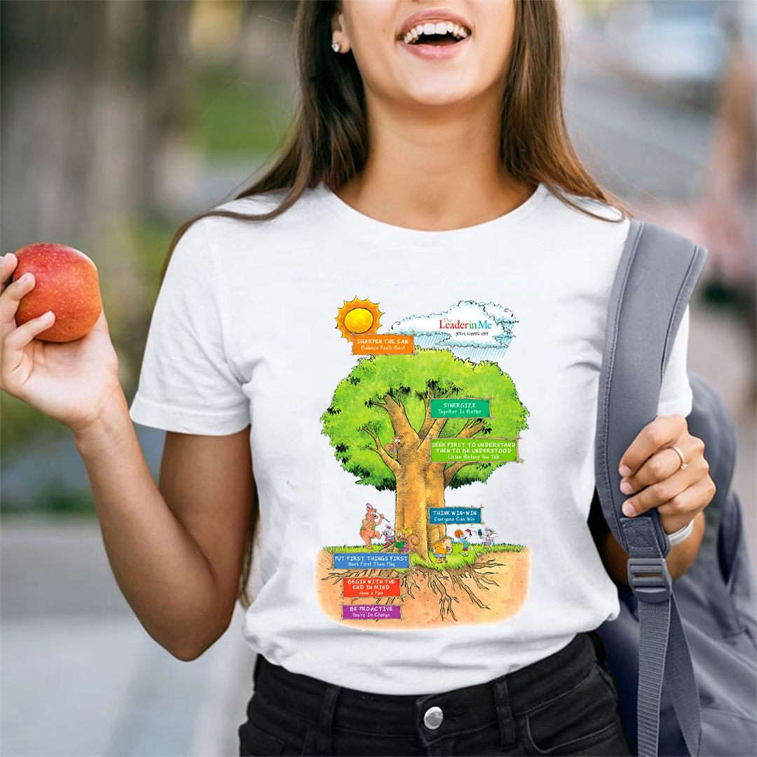 The 7 Habits Tree Teacher T-Shirt