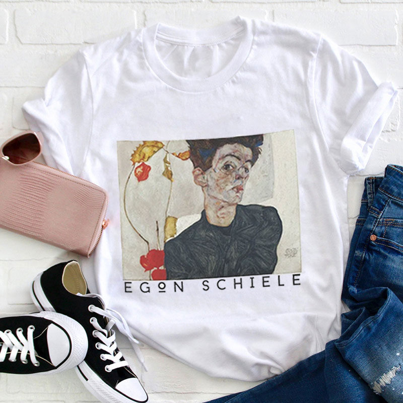 Vintage art self-portrait Art Teacher T-Shirt